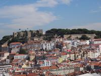 Lissabon - Blick auf die Burg Sao Jorge