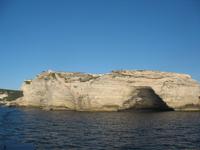 Ausblick auf die Felsen, Hafen Bonifacio