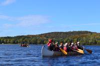 Kanutour auf dem Oxtongue Lake, Ontario