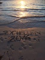 Seychellen 2016 - Fußspuren im Sand