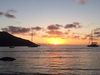 Sonnenuntergang auf Mahe