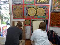 390. Dharamsala - McLeodganj - Thangka Workshop