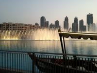 Wasserspiele bei der Dubai Mall