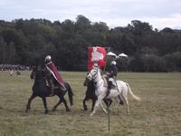 ein Vortrupp der normannischen Reiterei