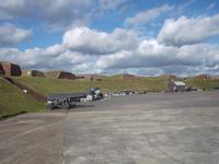 Geschützstellungen im Artilleriefort Nelson