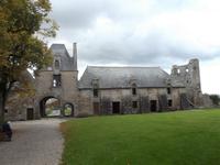 Eingang zum Schloss Gratot, Hofseite