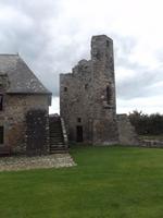 Schloss Gratot, Detail der Wehrmauern