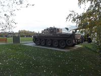 Panzer aus dem Luftlandemuseum an der Pegasusbrücke nördlich von Caen
