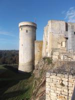 im Inneren der Burg Falaise