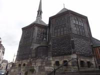Kirche Sainte Catherine, von Schiffszimmerleuten aus Holz erbaut