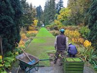 Herbstarbeit Villa Taranto in Pallanza