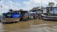 Schwimmender Markt - Mekong Delta