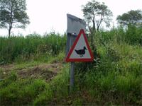 Das Schild steht nicht umsonst hier