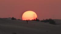 Sonnenuntergang in der Wüste