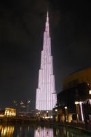 Lichtershow am Burj Khalifa