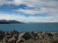 Lake Pukaki und Blick auf die Südalpen