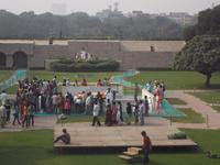 Am Rajghat in Delhi