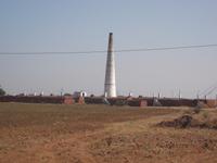 Ziegelei auf dem Weg von Jaipur nach Udaipur