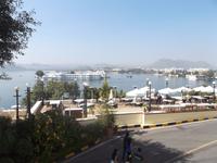 Blick zum Seepalast von Udaipur