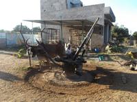 Sesam-Ölmühle im Aravalli-Gebirge