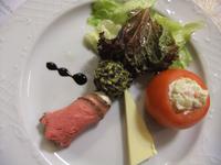 Die Vorspeise unseres Weihnachtsmenüs