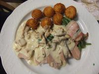 Zartes Schweinelendchen gbit es als Hauptgang