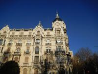 reich verzierte Fassaden in Madrid