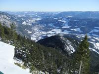 Blick von der Raxalpe über die Wiener Alpen