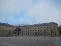 Blick auf das Bergpanorama in El Escorial