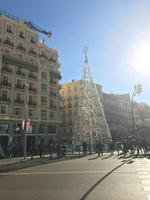Weihnachtsbaum bei Tage in Madrid
