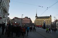 Abends auf dem Freiheitsplatz
