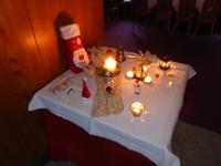 Kaminzimmer - Weihnachtstisch
