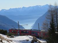 034 Fahrt mit dem Bernina-Express - Stopp an den Alp Grüm
