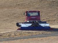 Pistenfahrzeuge haben frei wegen fehlenden Schnee