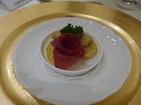 Teil des Silvestermenüs