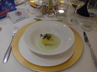 Teil des Silvestermenüs