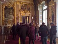 Viel Blattgold im ganzen Schloß von insgesamt 5 kg Gold.