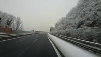 Fahrt durch den Winter nach Bad Soden Salmünster