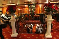 Treppe zum Restaurant