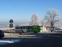 unser Bus in Holašovice