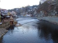 die Moldau in Krumau