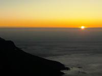 Sonnenuntergang auf dem Tafelberg