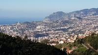 Blick vom Garten der Familie Reid Richtung funchal