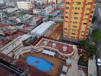 Ein letzter Blick auf den Pool im Hotel Presidente