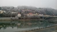 Passau - Morgenblick aus Hotel (2)