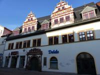 Bürgerhaus mit manieristischem Giebel in Saalfeld