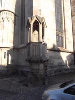 Außenkanzel an der Pfarrkirche Saalfeld