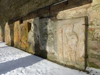 Detail der Klosterruine von Paulinzella