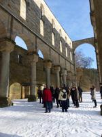 die imposante Klosterruine von Paulinzella