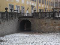 Residenzschloss Heidecksburg in Rudolstadt, stadtseitige Auffahrt zum Schloss